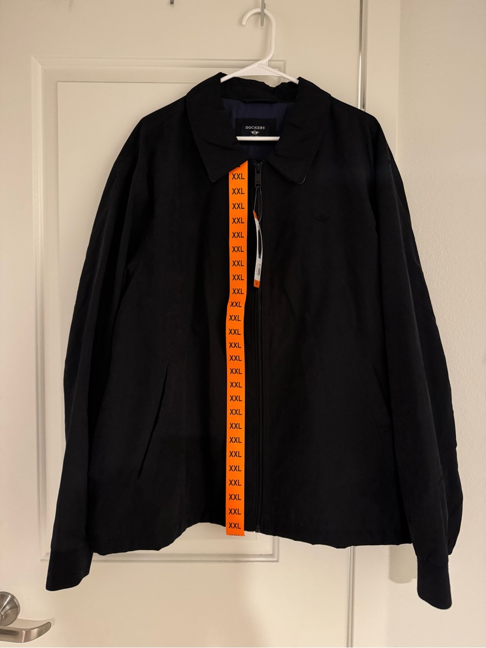 Dockers Men's Black Lightweight Zip Jacket